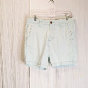 Hollister Mens Beach Prep Fit Shorts Light Blue Epic Flex Size 30 Above Knee